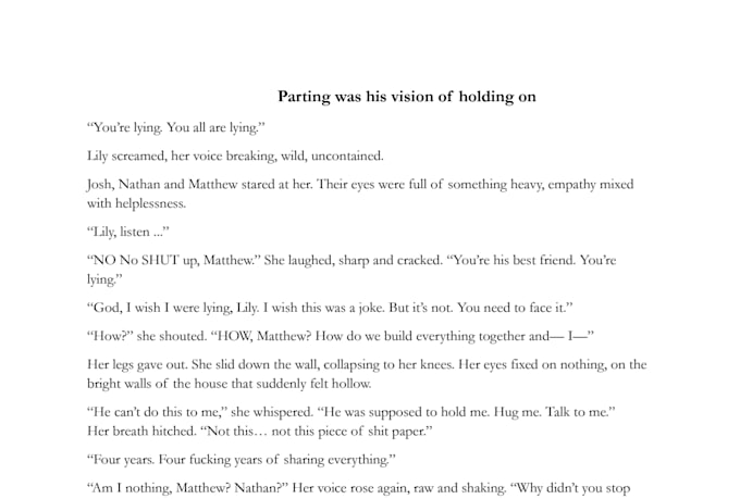 ghostwrite emotional and romance fiction stories